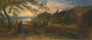 Samuel Palmer, R.W.S. - Old England\'S Sunday Evening