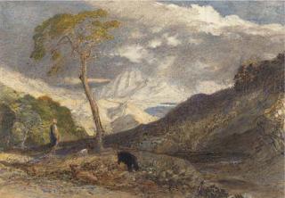 Samuel Palmer, R.W.S. - The Goatherd