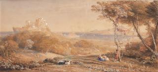 Samuel Palmer - Porta Di Posillipo And The Bay Of Baiae, Italy, Ischia And Misenum Beyond