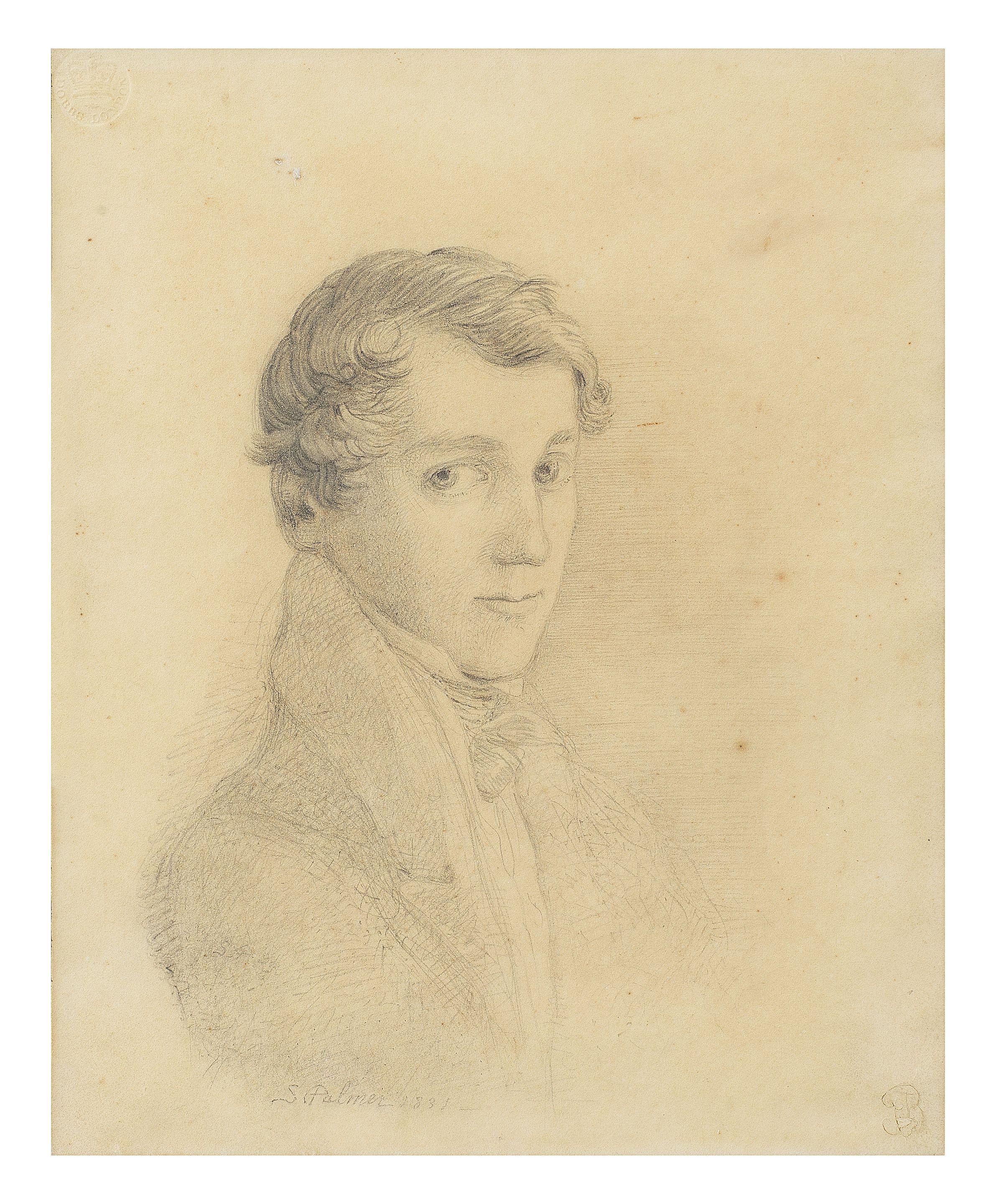 Samuel Palmer - Portrait of George Richmond