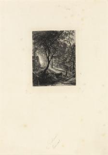 Samuel Palmer - The Herdsman\'s Cottage, 1850