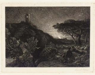 Samuel Palmer - The Lonely Tower (Lister 12)