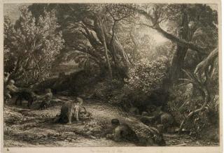 Samuel Palmer - The Morning of Life (L. 10)