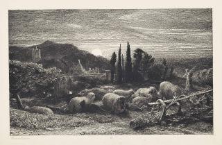 Samuel Palmer - The Weary Ploughman