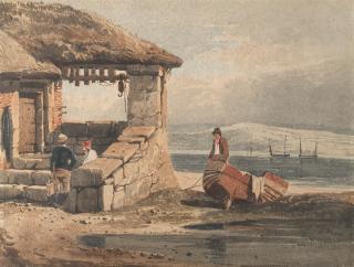 Samuel Prout, FSA, OWS - Fisherman near Plymouth