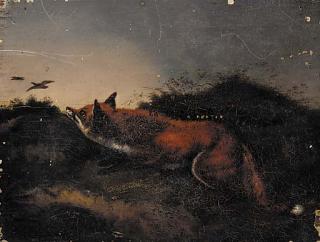 Samuel Raven - A fox at covert side