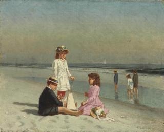 Samuel S. Carr - Children on the Beach