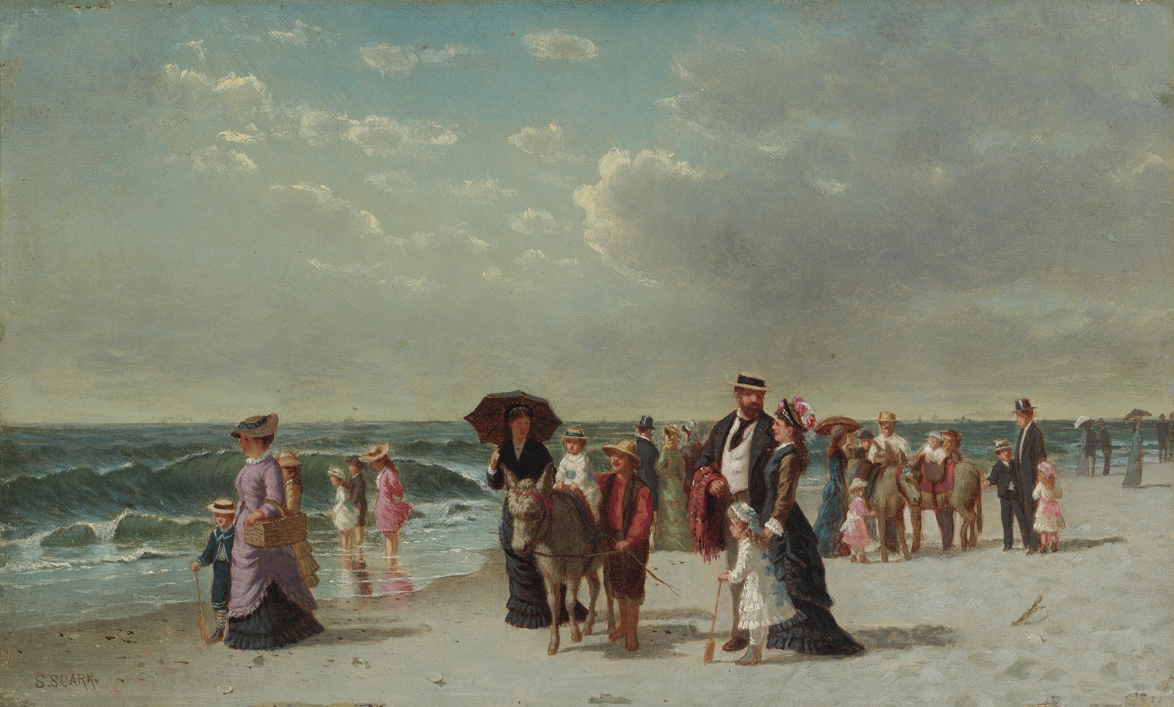 Samuel S. Carr - Donkey Rides On The Beach