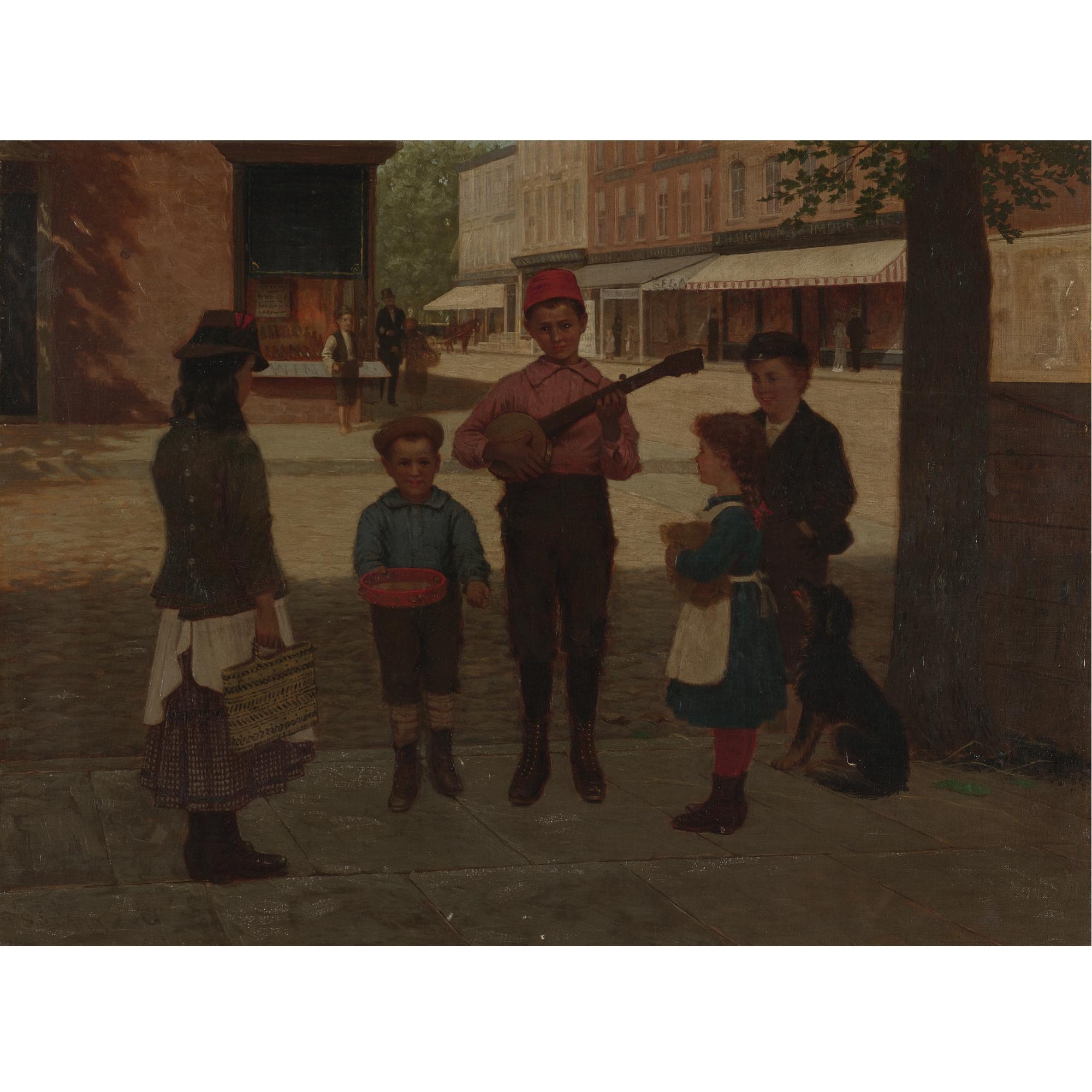 Samuel S. Carr - The Banjo Player