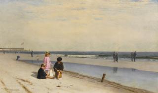 Samuel S. Carr - Young Sailors On Coney Island