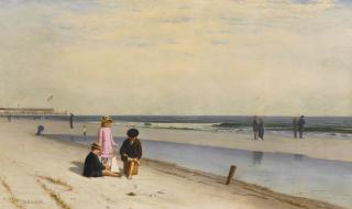 Samuel S. Carr - Young Sailors On Coney Island