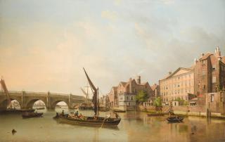 Samuel Scott - View of Westminster Bridge with neighbouring houses, London