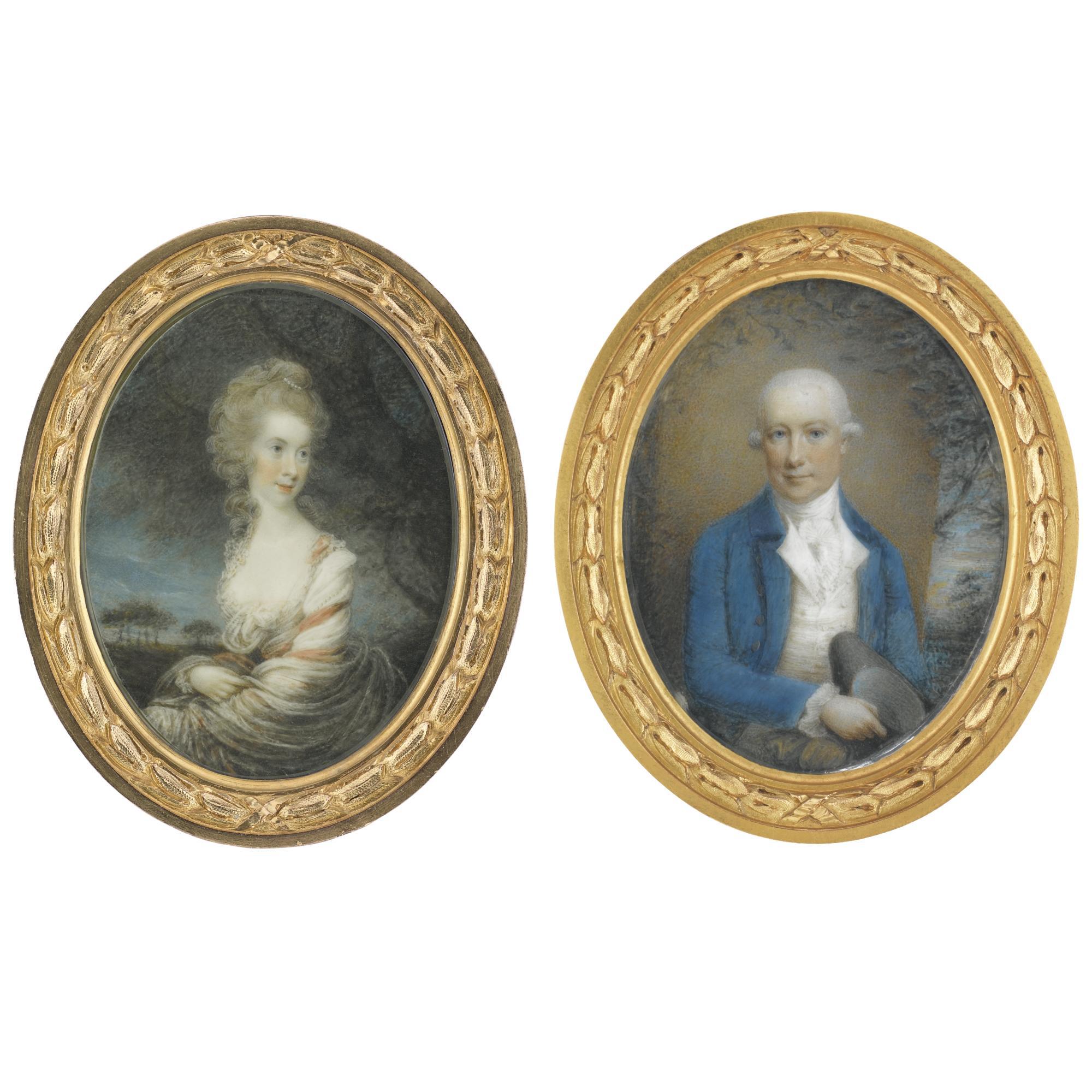 Samuel Shelley - Portraits Of Thomas Ludbey (1735-1819) And His Wife, Jane Ludbey, Née Evans (1763-1841)
