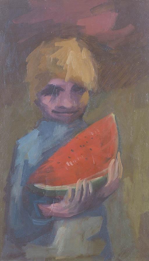 Samuel Sydney Fullbrook - Boy with Watermelon