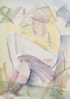 Samuel Sydney Fullbrook - Student In A Landscape