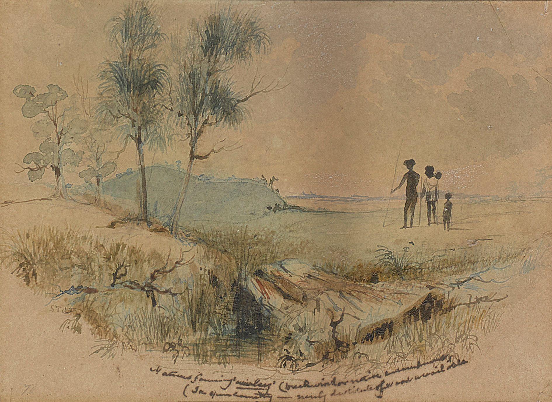 Samuel Thomas Gill - A Set of Four South Australian Scenes