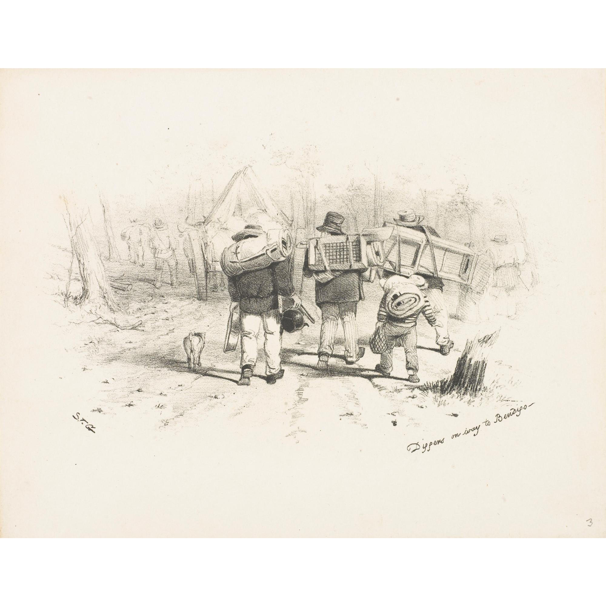 Samuel Thomas Gill - Australian Sketches Of The Victoria Gold Diggings And Diggers As They Are