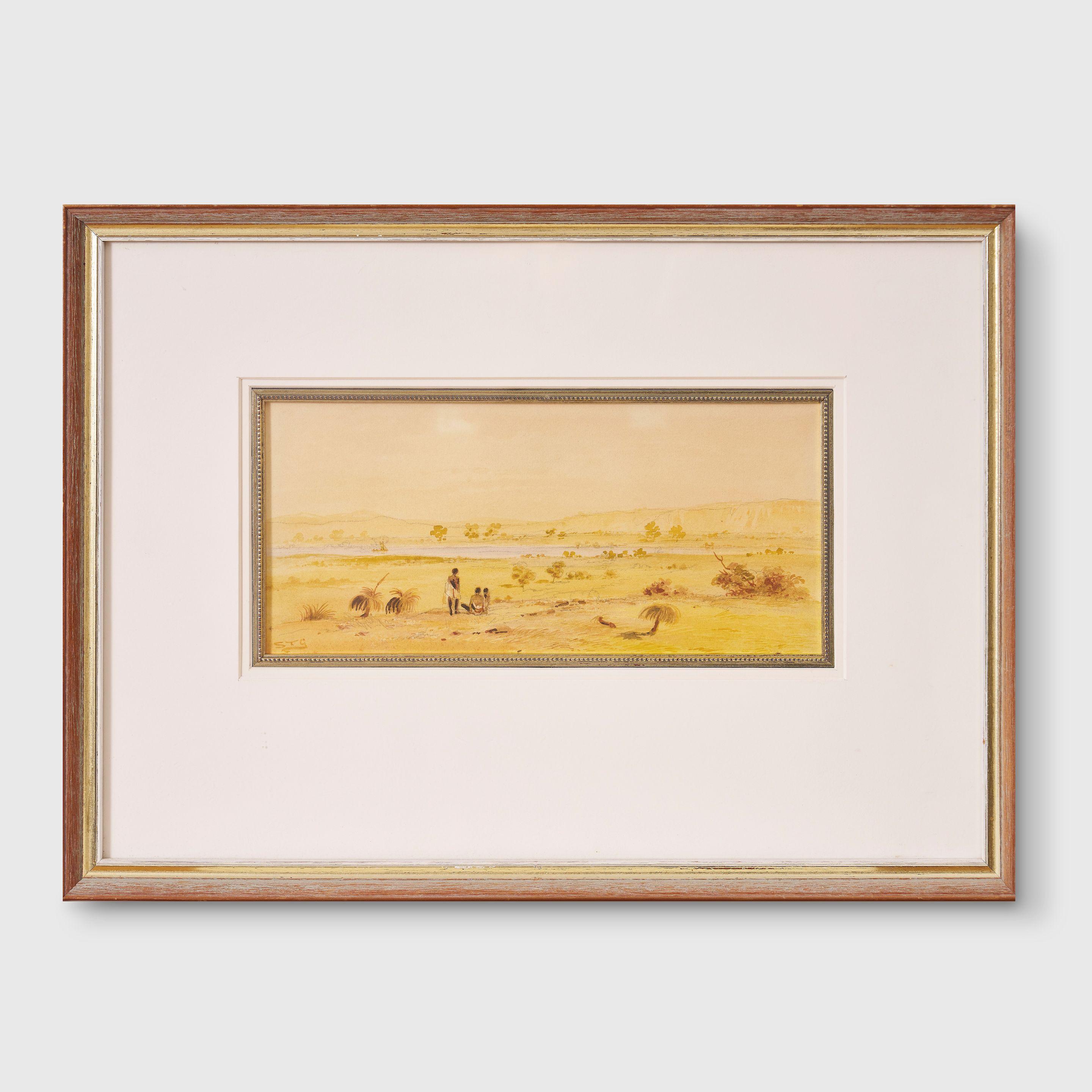 Samuel Thomas Gill - (Figures by a River)