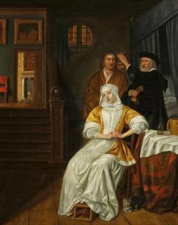 Samuel van Hoogstraten - Der Besuch des Arztes
