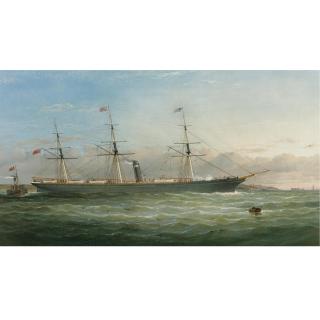 Samuel Walters - British The Steam Ship City Of New York