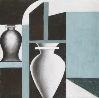 Sándor Bortnyik - Hungarian composition With Vases