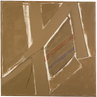 Sandra Blow, R.A. - Brown Composition