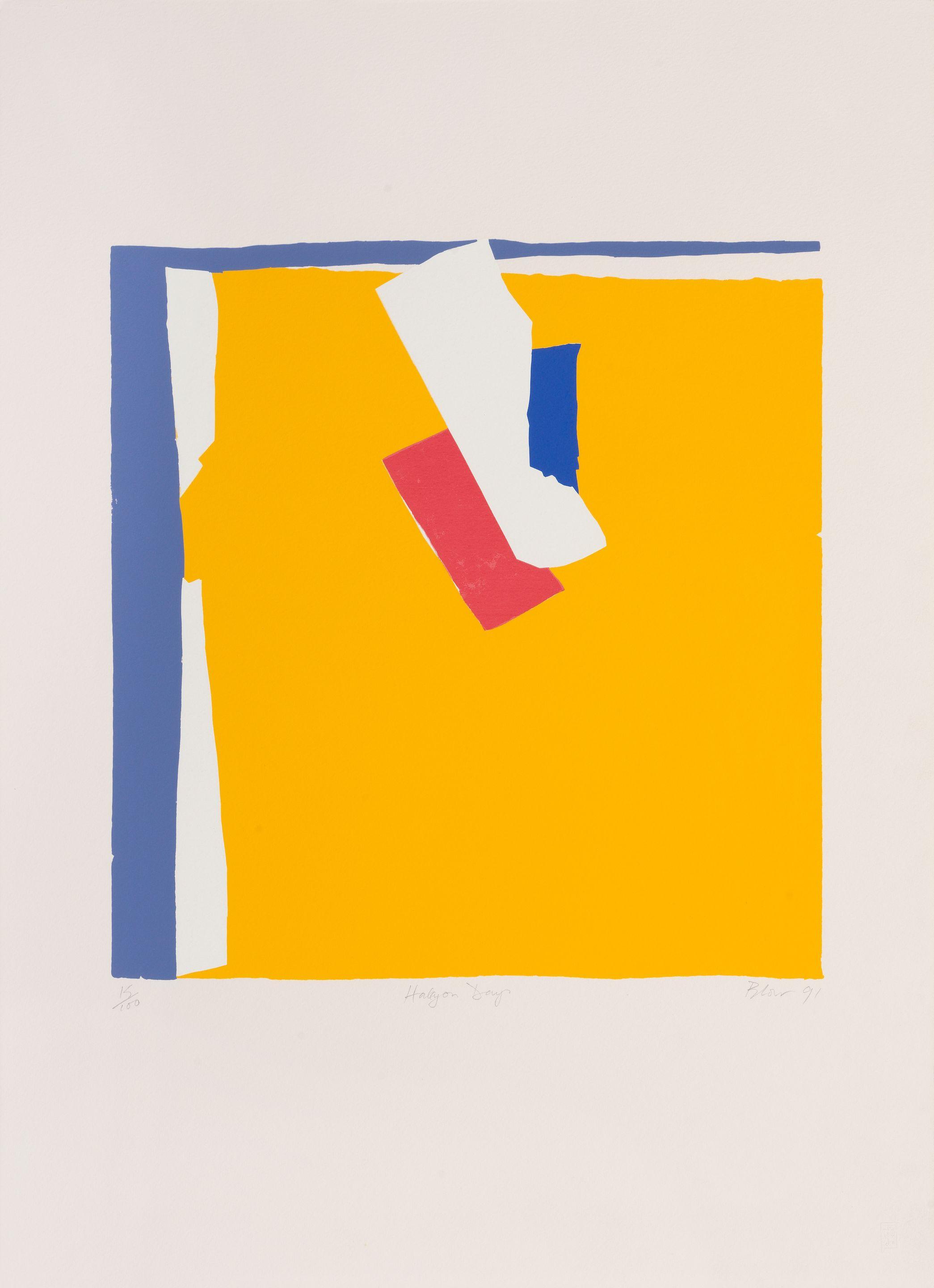 Sandra Blow R.A. - Halcyon Days, from Chelsea Arts Club Centenary Portfolio 1991