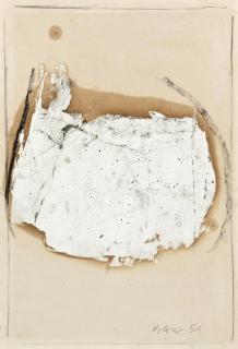 Sandra Blow, R.A. - White abstract