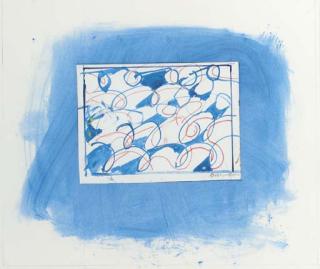 Sandra Blow - Blue Abstract