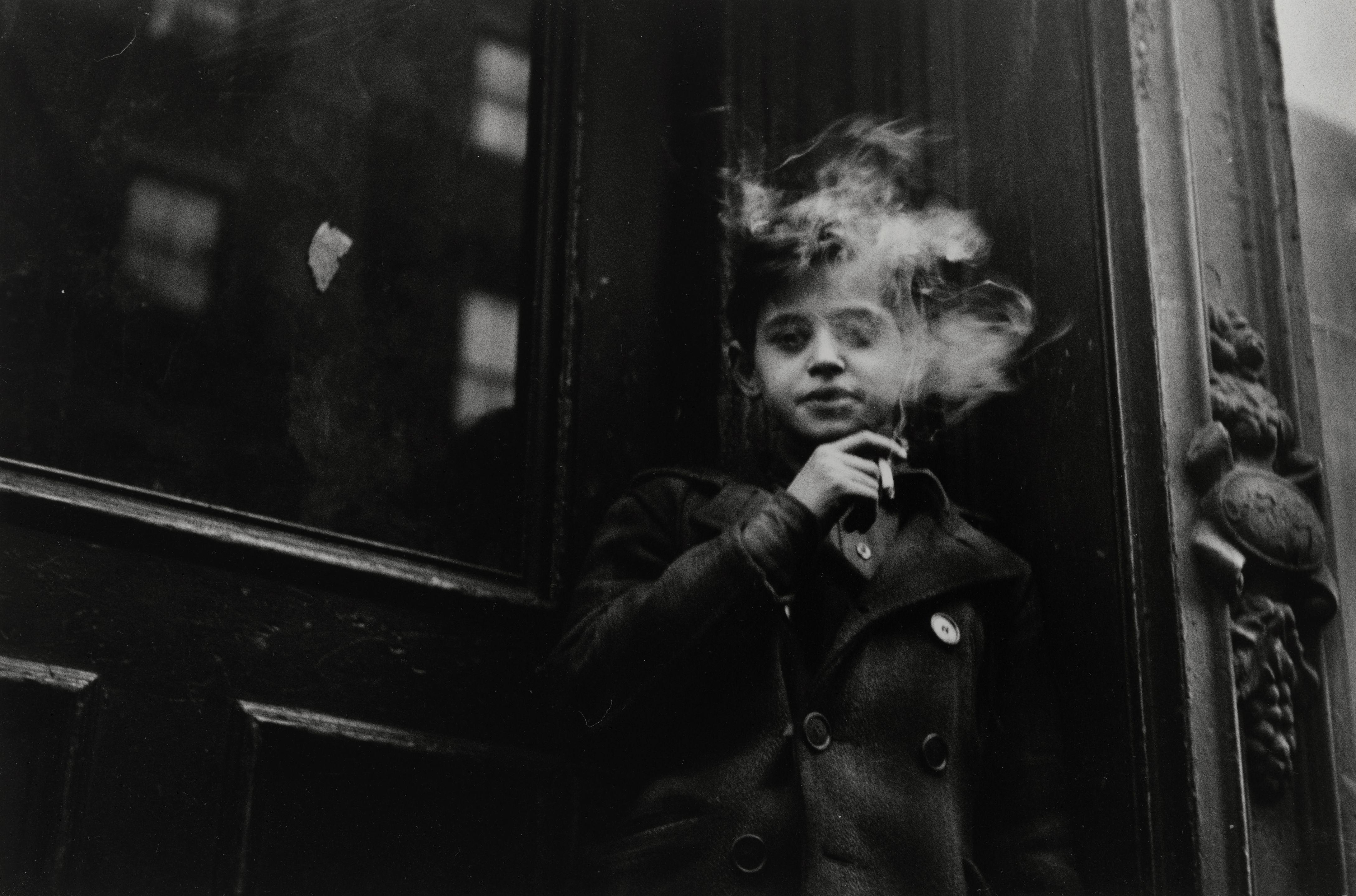 Sandra Weiner - Boy Smoking, New York City