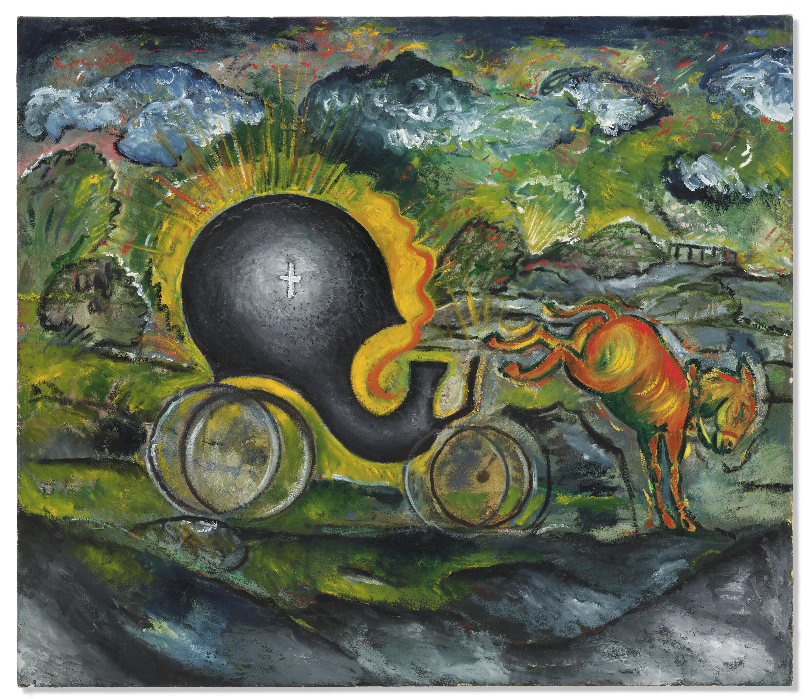 Sandro Chia - A Te Perfido Carro!