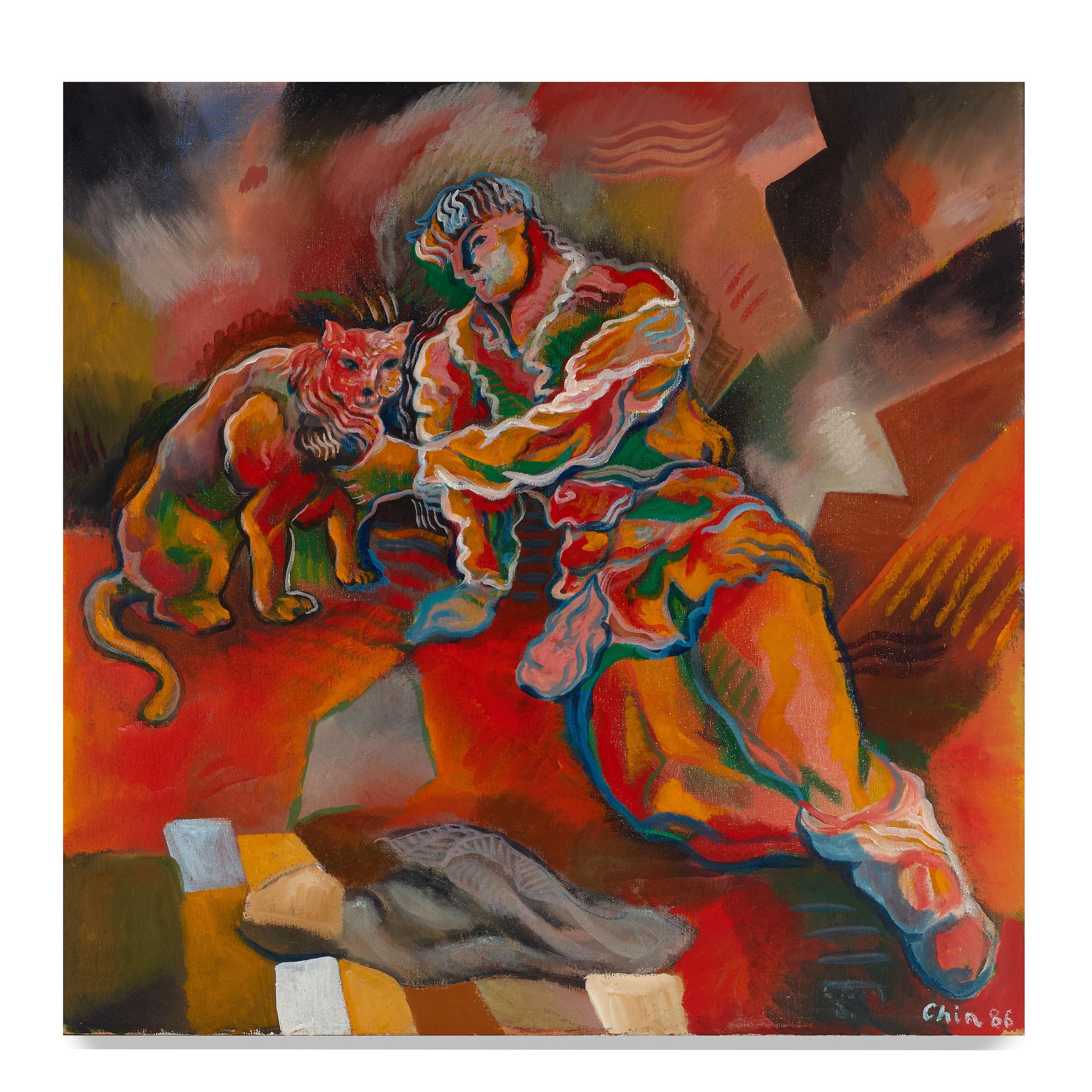 Sandro Chia - He Loves His Pet, 1986