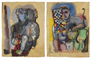 Sandro Chia - i) Untitled II) Untitled