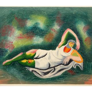 Sandro Chia - One Plate, from Ten Masterprints