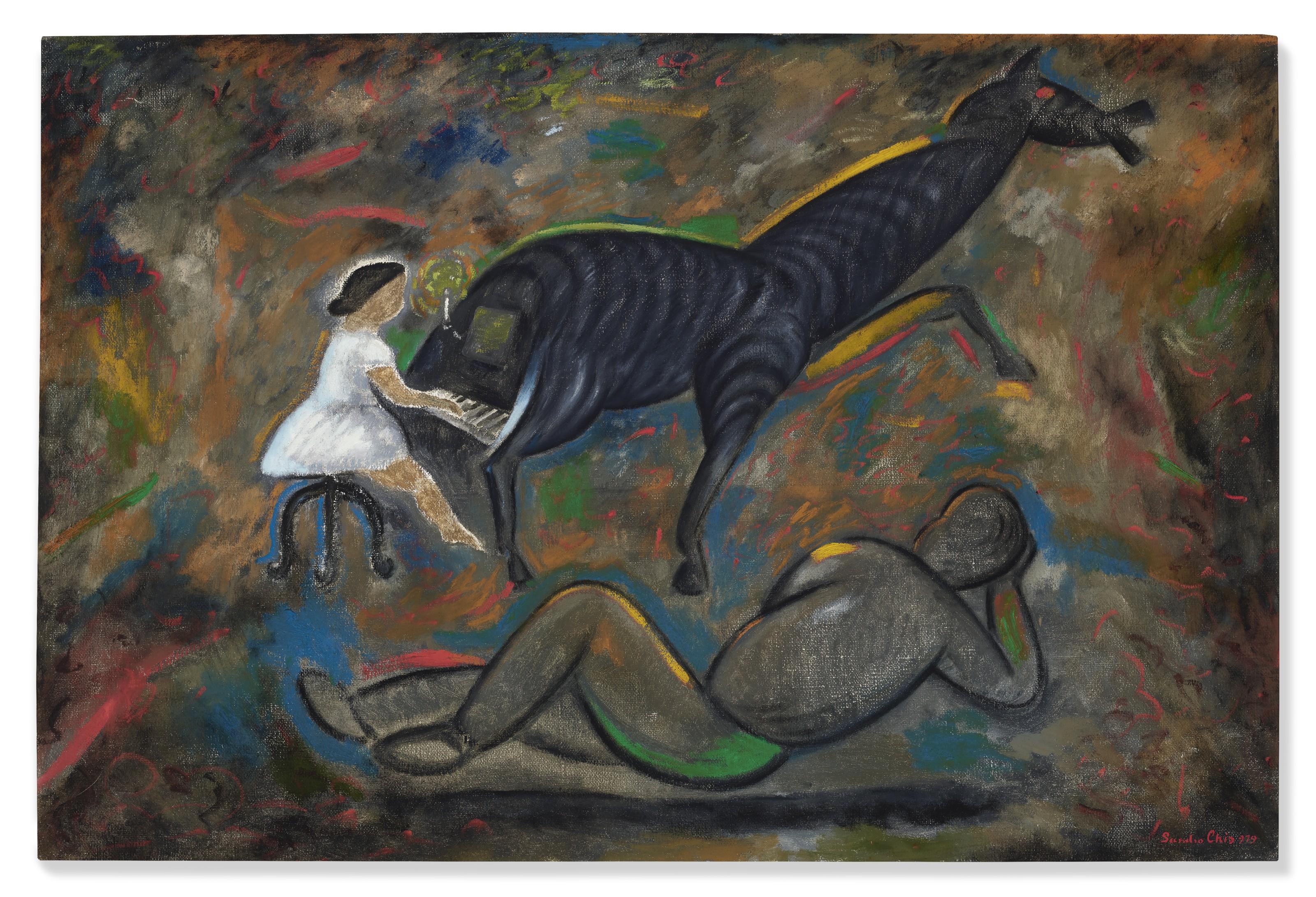 Sandro Chia - Piano Zebra