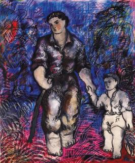 Sandro Chia - Promenade with the Father