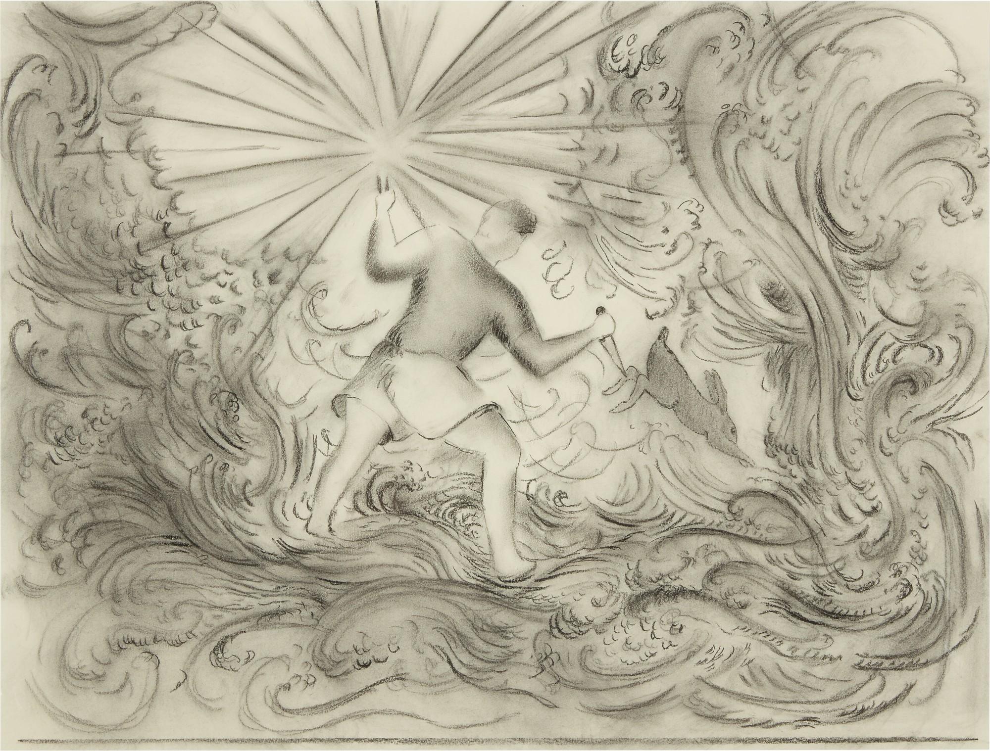 Sandro Chia - Study for Rabbit Dinner