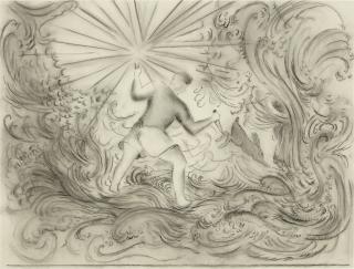 Sandro Chia - Study for Rabbit Dinner