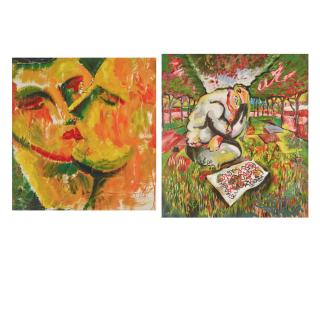 Sandro Chia - The Kiss; Road Concern