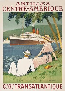 Sandy Hook - Antilles, Centre-Amérique, Cie. Gle. Transatlantique