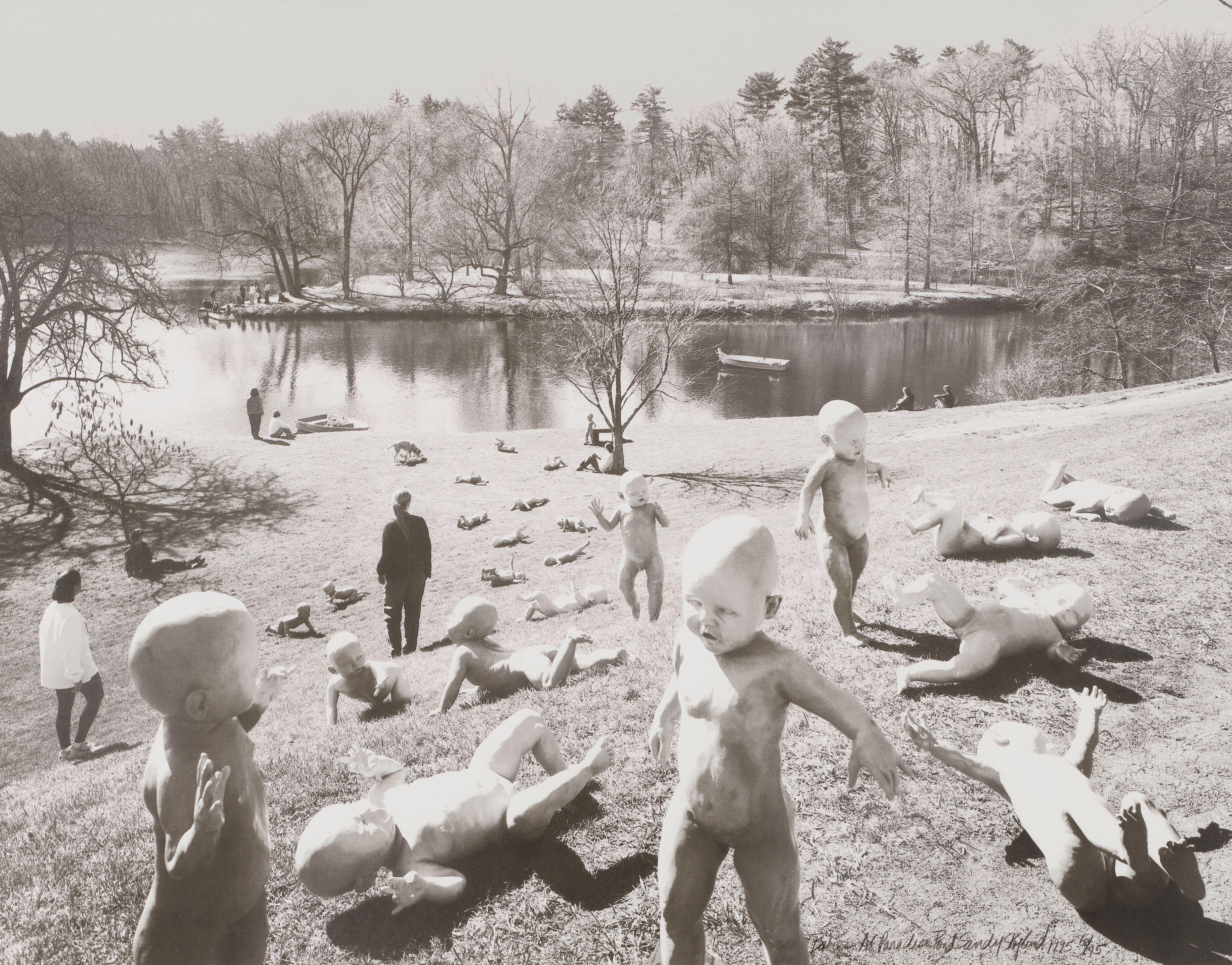 Sandy Skoglund - Babies at Paradise Pond, 1995