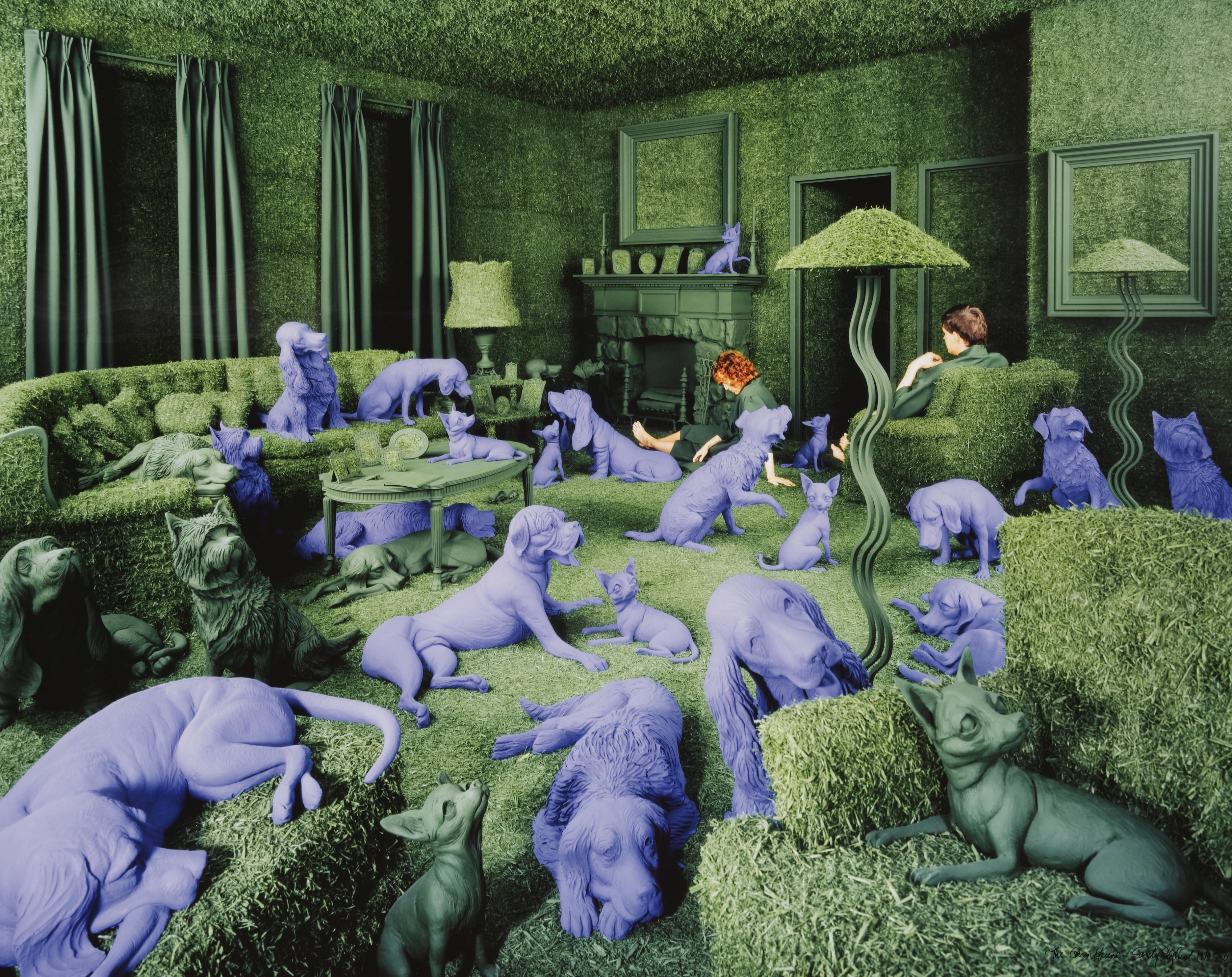 Sandy Skoglund - The Green House, 1990