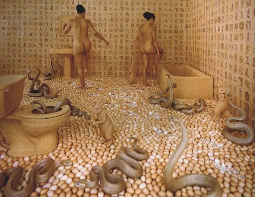 Sandy Skoglund - Walking On Eggshells, 1997
