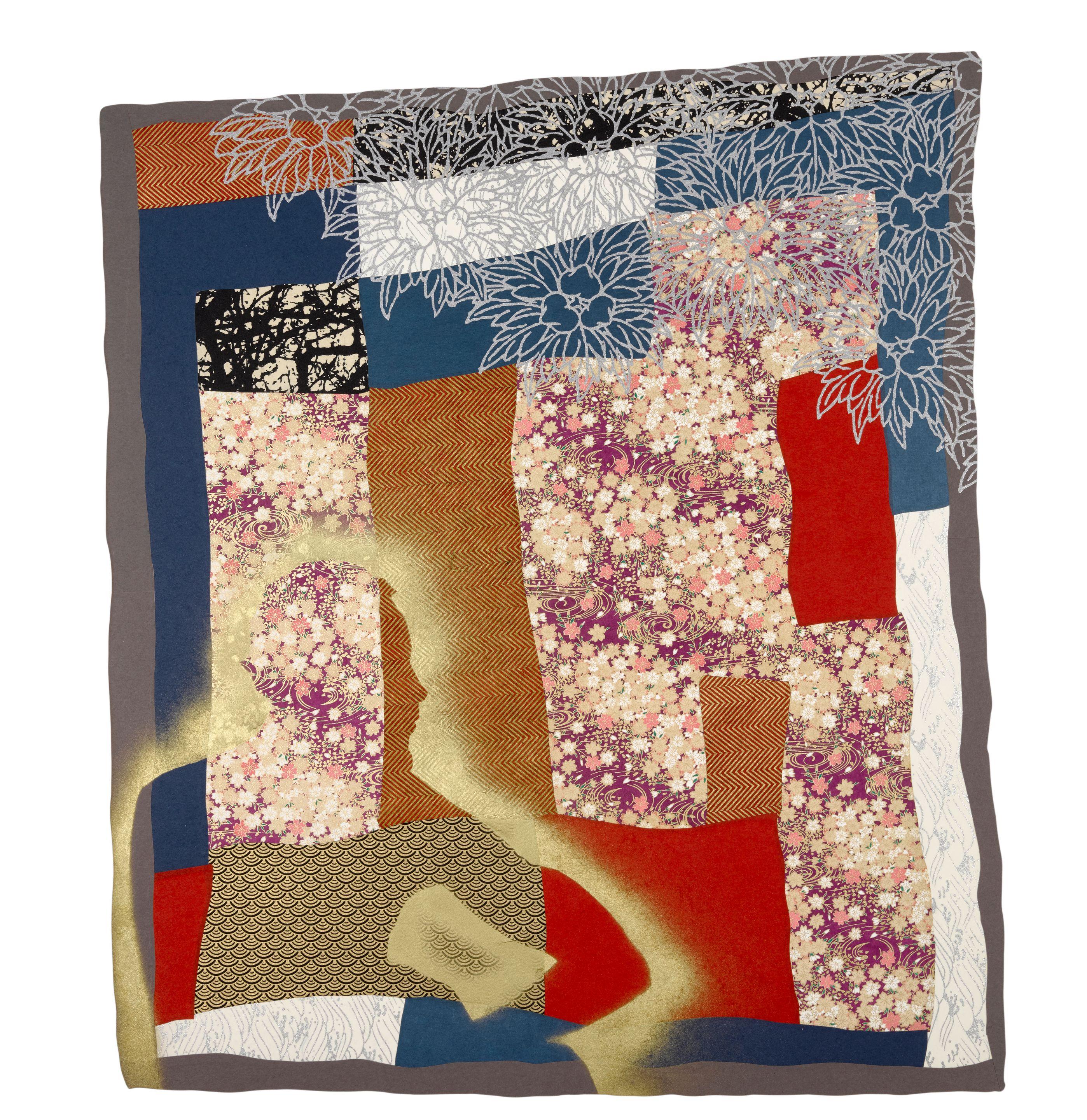 Sanford Biggers - Otsukimi; Vex; Seven Heavens; Lotus (125th); Cocaine Mudra; The Pasts They Brought With Them (The Floating World series, Set of Six), 2013