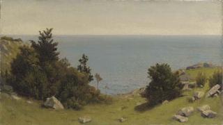 Sanford Robinson Gifford - A Sketch Near Manchester, Massachusetts