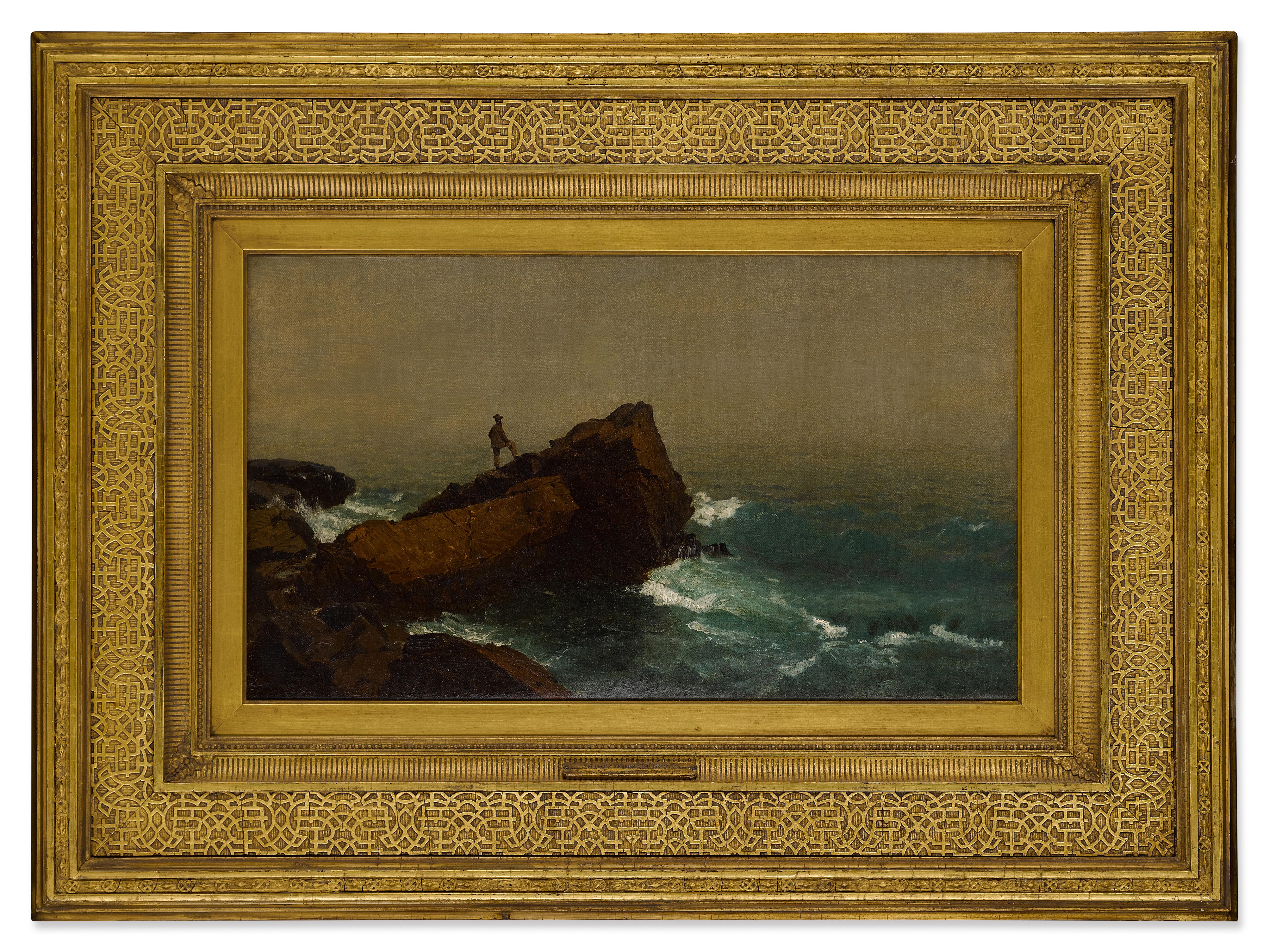 Sanford Robinson Gifford - A Study from Nature (Mount Desert, Maine)