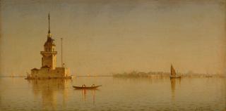 Sanford Robinson Gifford - Leander’s Tower on the Bosphorus