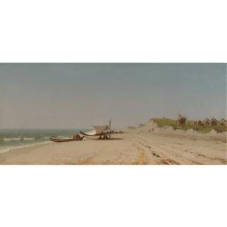 Sanford Robinson Gifford - Long Branch Beach