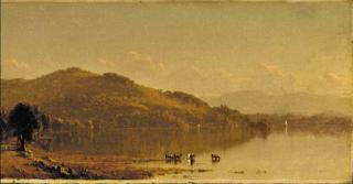 Sanford Robinson Gifford - Mount Merino, On the Hudson