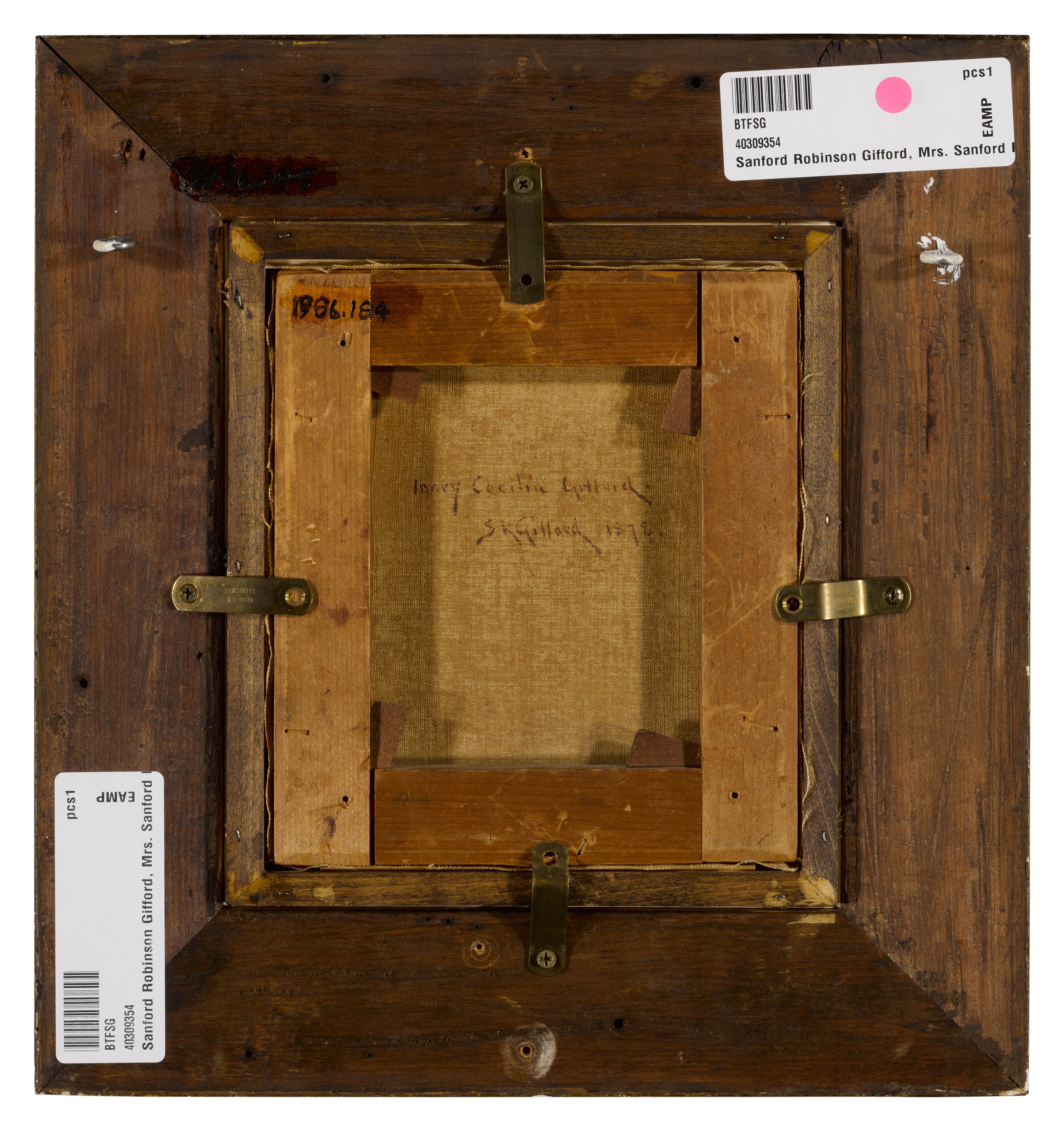 Sanford Robinson Gifford - Mrs. Sanford Robinson Gifford (Mary Cecelia Gifford)